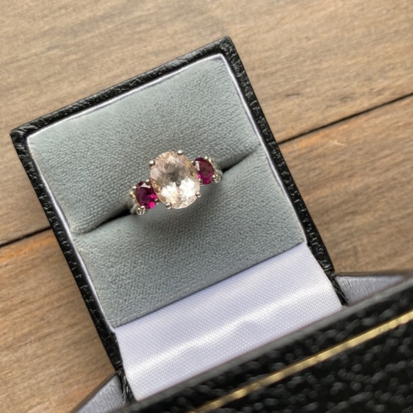 Morganite ring - Picture 3 of 7